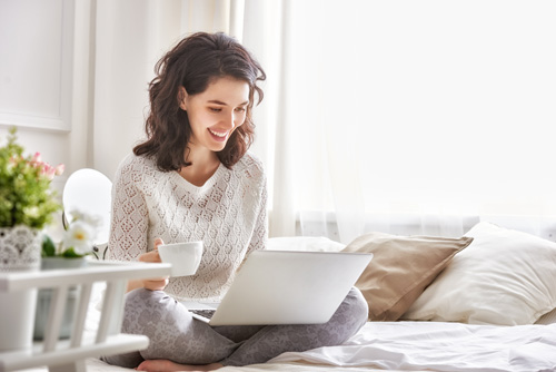 Woman on laptop