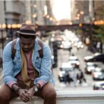 Man sitting and thinking