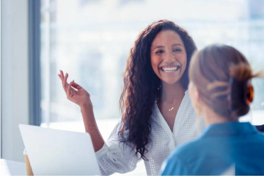 TWO CHRISTIAN WOMEN CHATTING